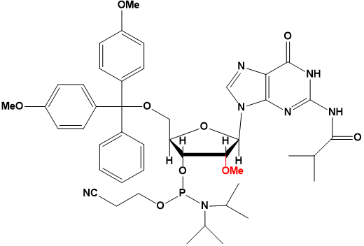 5'-DMT-2'-O-me Guanosine(ibu) Phosphoramidite