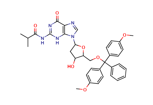 N2-Isobutyryl-5'-O-(4,4'-dimethoxytrityl)-2'-deoxyguanosine