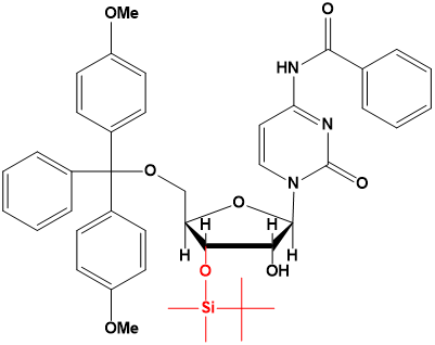 Cytidine, N-benzoyl-5'-O-[bis(4-methoxyphenyl)phenylmethyl]-3'-O-[(1,1-dimethylethyl)dimethylsilyl]-