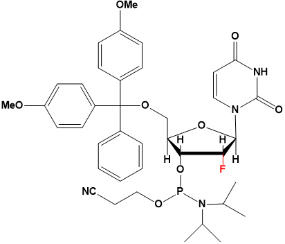 Uridine, 5'-O-[bis(4-methoxyphenyl)phenylmethyl]-3'-O-[(1,1-dimethylethyl)dimethylsilyl]-