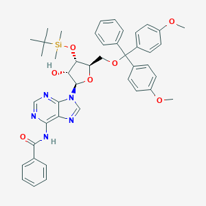 Adenosine, N-benzoyl-5'-O-[bis(4-methoxyphenyl)phenylmethyl]-3'-O-[(1,1-dimethylethyl)dimethylsilyl]-